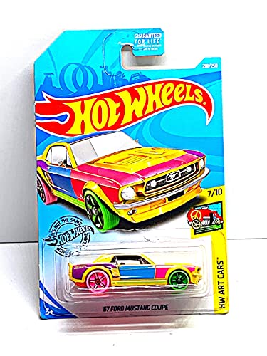 Hot Wheels 67 Ford Mustang Coupe Multicolor miniatura 1