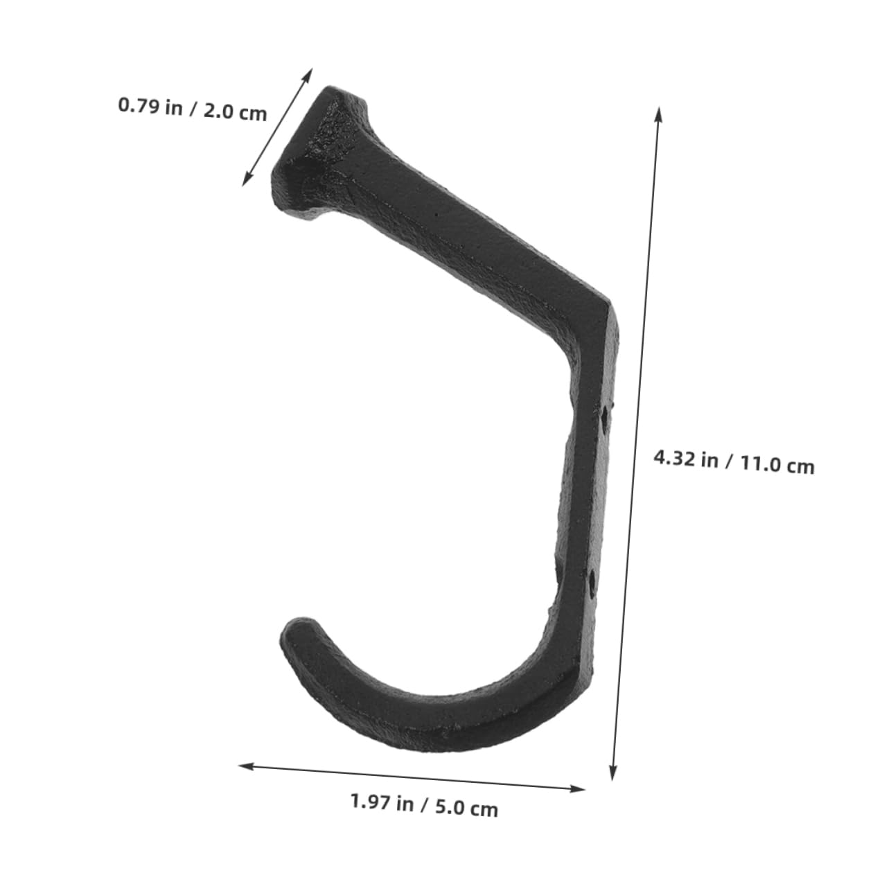 10 Pezzi Piccoli Ganci Con Vi Ganci Da Parete In Lega 17mm/0.67in Vintage Nero Argento Oro