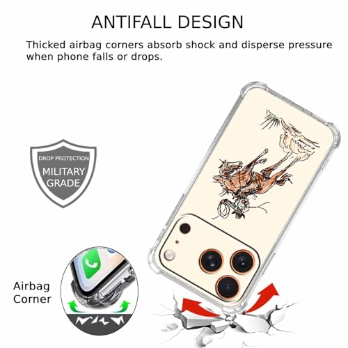 Coque iPhone 17 Pro Max motif cowboy pour passionnés d'équitation