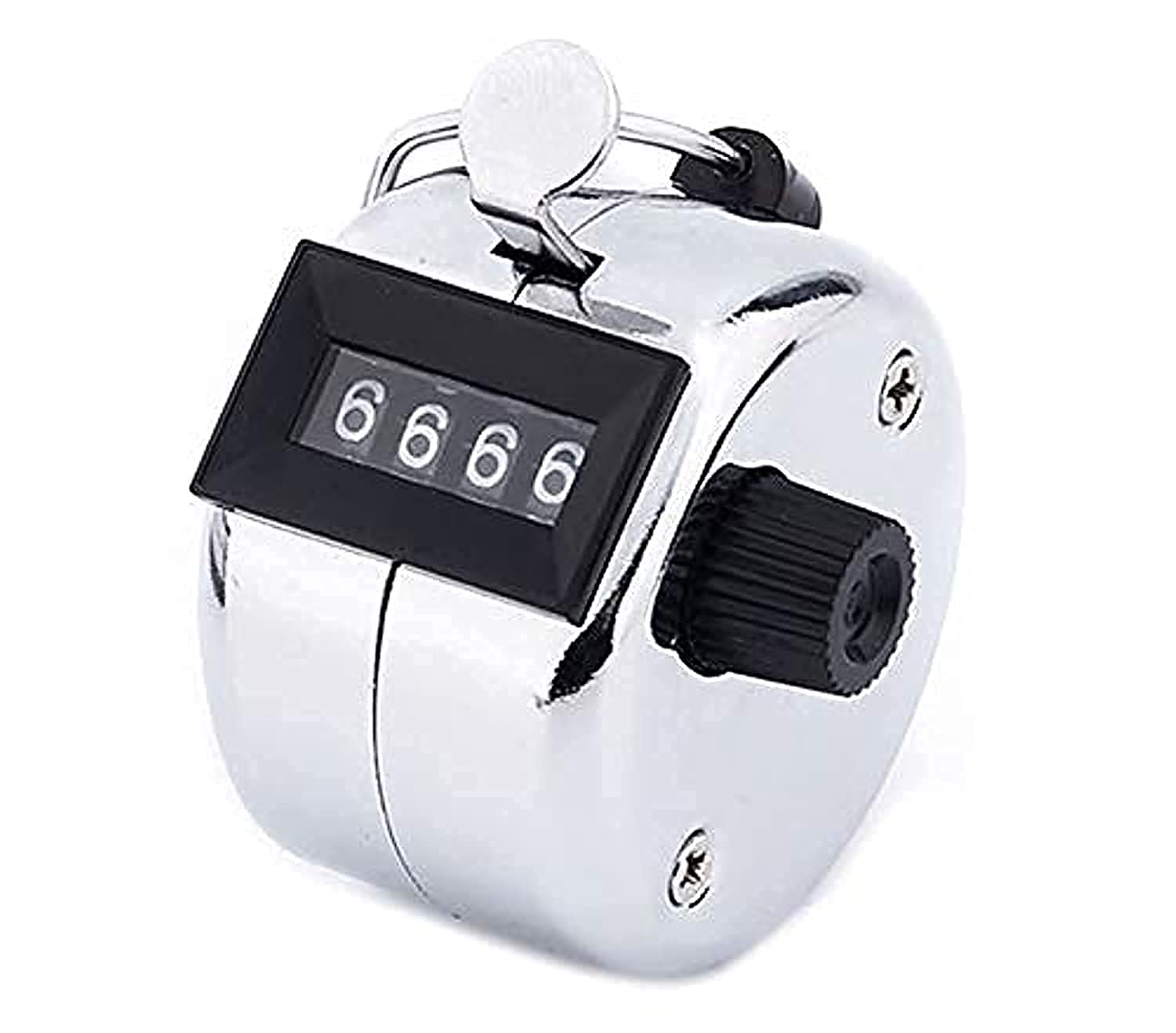 Rubik Hand Tally Counter, Silver, 1pc