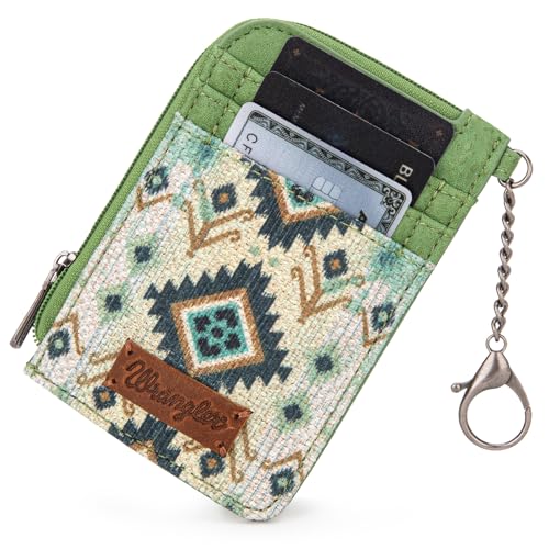 Image of Wrangler Western Card Wallet for Women Aztec Credit Card Holder for Women