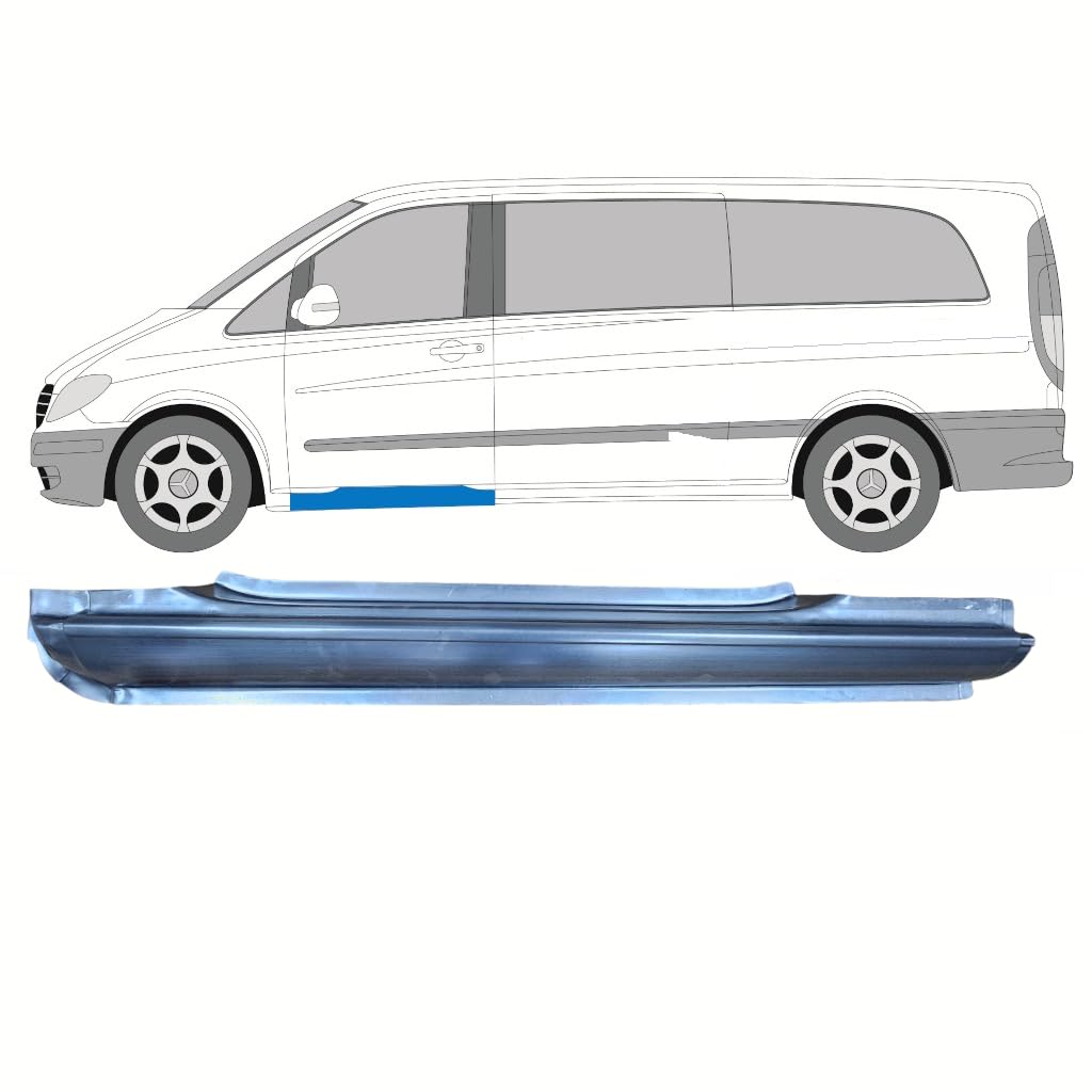 Réparation bas de caisse de porte avant pour Mercedes Vito W639 2003-2014