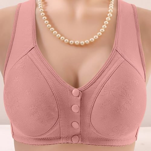 Soutien-gorge respirant à bouton avant pour un maintien sans armature