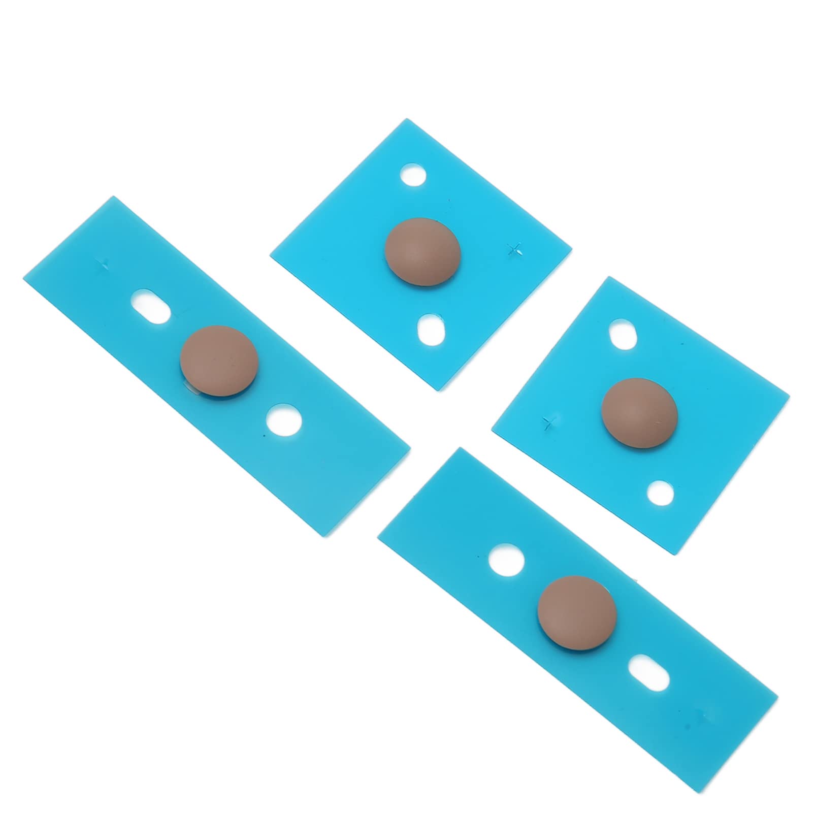 Laptop Rubber Feet, Non Slip Replacement Bottom Case Feet for 3/4/5, with Tool Kit, Laptop Accessories Kit (Rose Gold)