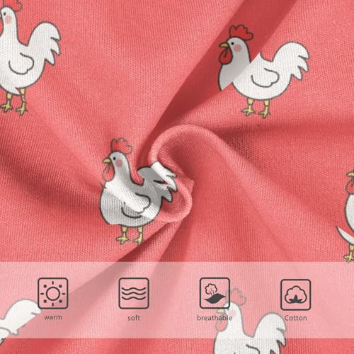 Girls' Underwear Cute Bird Chicken Red Toddle Brief Panties 23014803