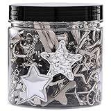 NoctisNest Y2k Mystery Jewelry Jar for Women - Surprise Star Jewelry Box Vintage Gift Set Multi Style with Necklaces Earrings Rings Bracelets, Unique Anniversary Birthday Friendship Gift for Her