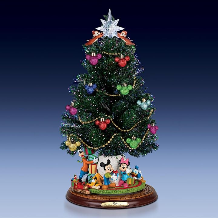 Amazon.co.jp: Bradford Exchange ディズニー 卓上クリスマス