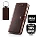 Produktbild SURAZO RFID - Premium Vintage Ledertasche Schutzhülle Standfunktion Wallet Case aus Echtesleder Farbe Western Dunkelbraun für Samsung Galaxy A50