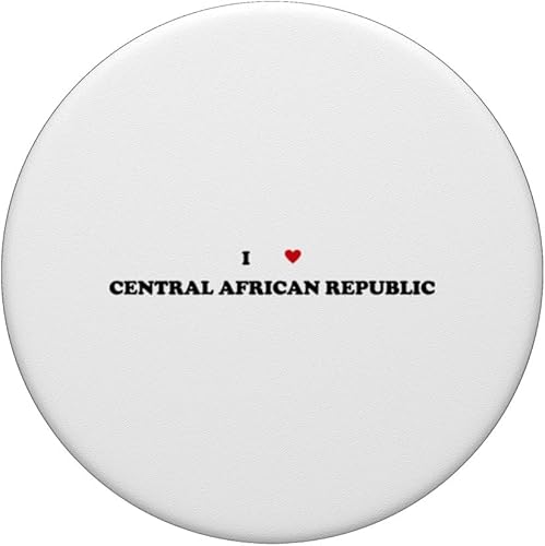 Miniatura 3 de Country Heart Pride - Funny I Love Central African Republic PopSockets Standard PopGrip