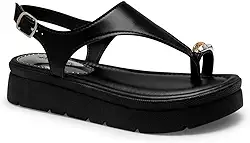 Sandália Papete Flatform Mississipi Dedo Casual MF483