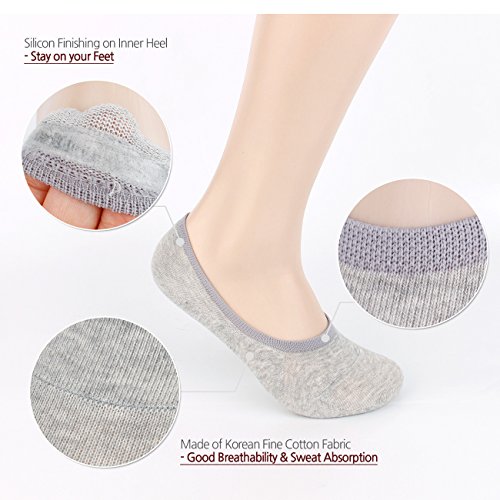 Mens 3 to 8 Pairs Thin No Show Non Slip Flat Invisible Liner Socks4
