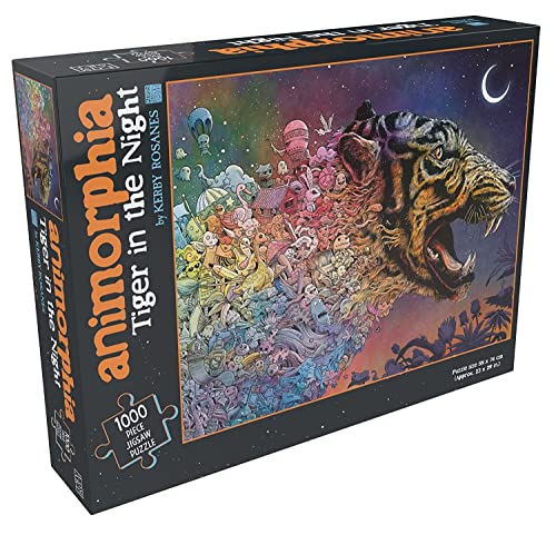 Animorphia: tiger in the night: 1000 piece jigsaw puzzle