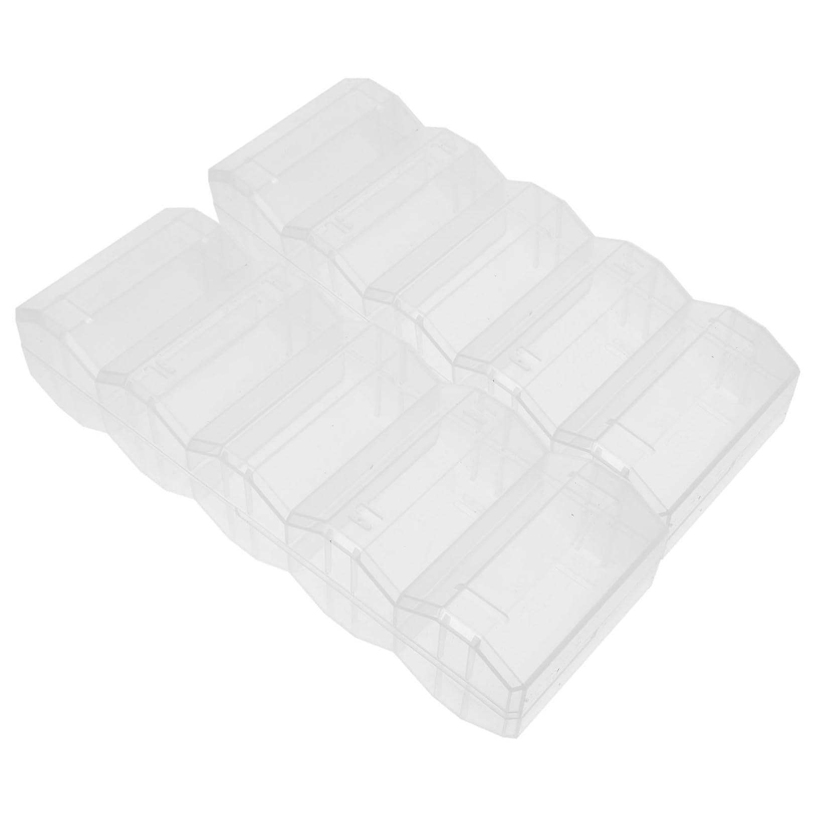 Totority 2pcs Poker Chip Box for Poker Chips Card Deck Case Storage Organizer Portable Holder