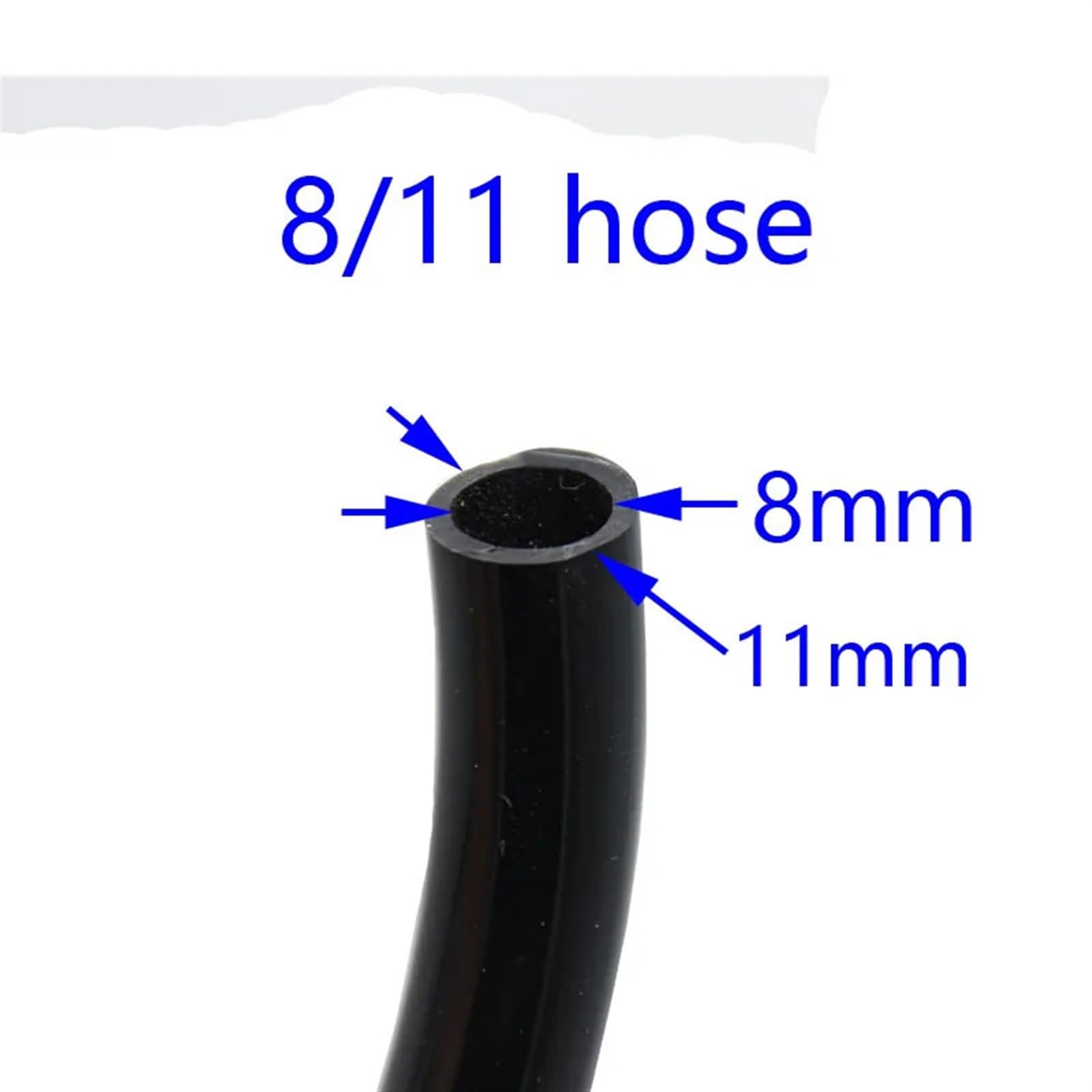 Tuyau d'arrosage de jardin 8/11 Tuyau d'arrosage 3/8 Tuyau d'arrosage flexible 8 mm 3/8" IRRIGATION vers tubes