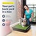 PetSafe Pet Loo Portable Dog Potty - Pet Toilet Alternative for Puppy Pads - Medium - Perfect for House Training - Easy-to-Clean Grass Mat