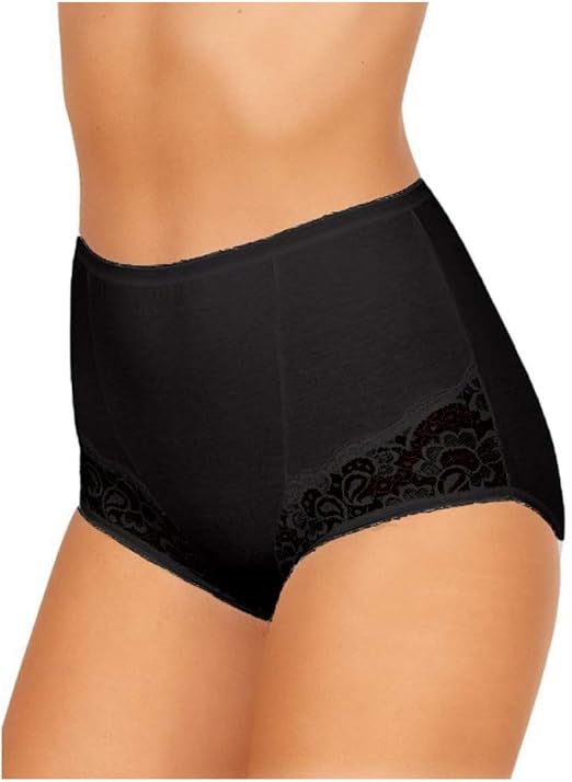 Slip Sloggi Midi Pour Homme En Coton élastique (6 Pièces) - Noir
