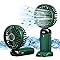 Ventilateur Portable Avec écran LED - 5 Vitesses, Pliable, Accroche-cou - Rechargeable, Pour Bureau, Voyage - Rose