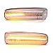 iJDMTOY JDM-Spec Semi-Clear Lens Amber Full LED Sequential Blink Front Fender Side Marker Lights w/Wiring Pigtails Compatible with 1990-96 Nissan 300ZX Fairlady Z Z32 (Require Mods for US Models)