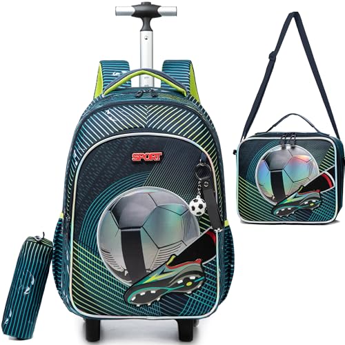 HTgroce Cartable a Roulette Garçon Primaire, Cartables...