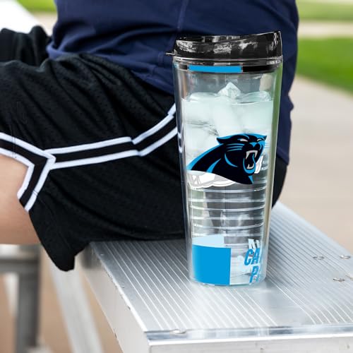 Image of Rico Industries NFL Football Double Wall Classic 16oz Or 20oz Tritan Tumbler W Lid