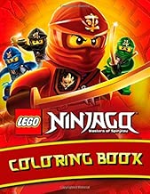 LEGO NINJAGO Masters of Spinjitzu COLORING BOOK: for kids ages 3-8