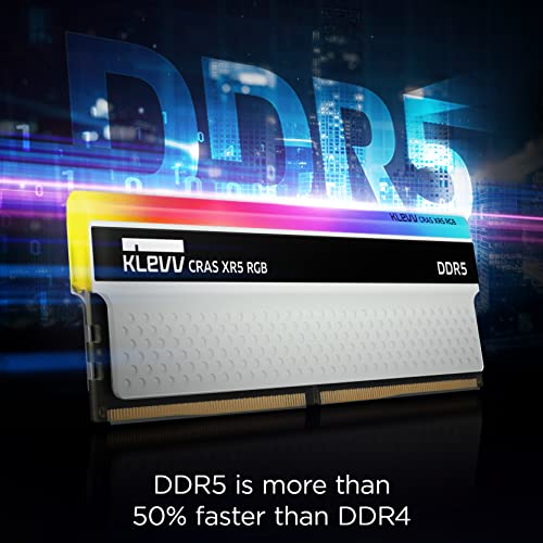 Image of KLEVV CRAS XR5 RGB 32GB kit (16GB x2) 6000MT /s Gaming Memory DDR5 RAM XMP 3.0 High Performance Overclocking