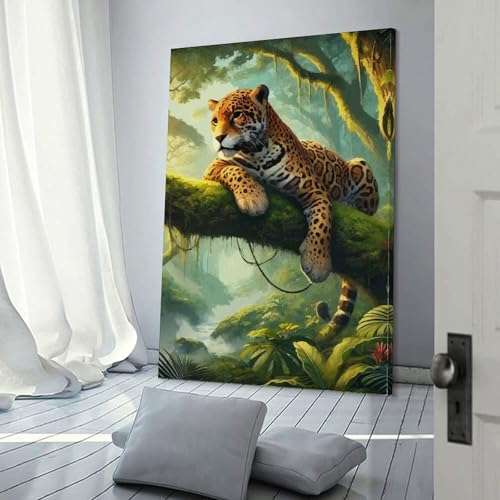 Affiche Jaguar exotique pour decoration de chambre moderne et salon