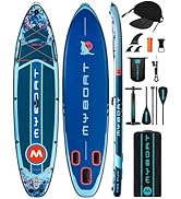 MYBOAT 11'6"×34"×6" Extra Wide Inflatable Paddle Board, Stand Up Paddle Board for Fishing, Sup Bo...