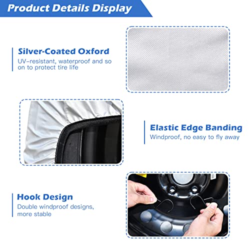 Dalzium Cactus Spare Tire Cover, Wheel Protectors Waterproof Dust-Proof Universal Wheel Tire Cover Fit For Trailer Rv Suv Truck Camper Travel Accessories 16 Inch #TOP3