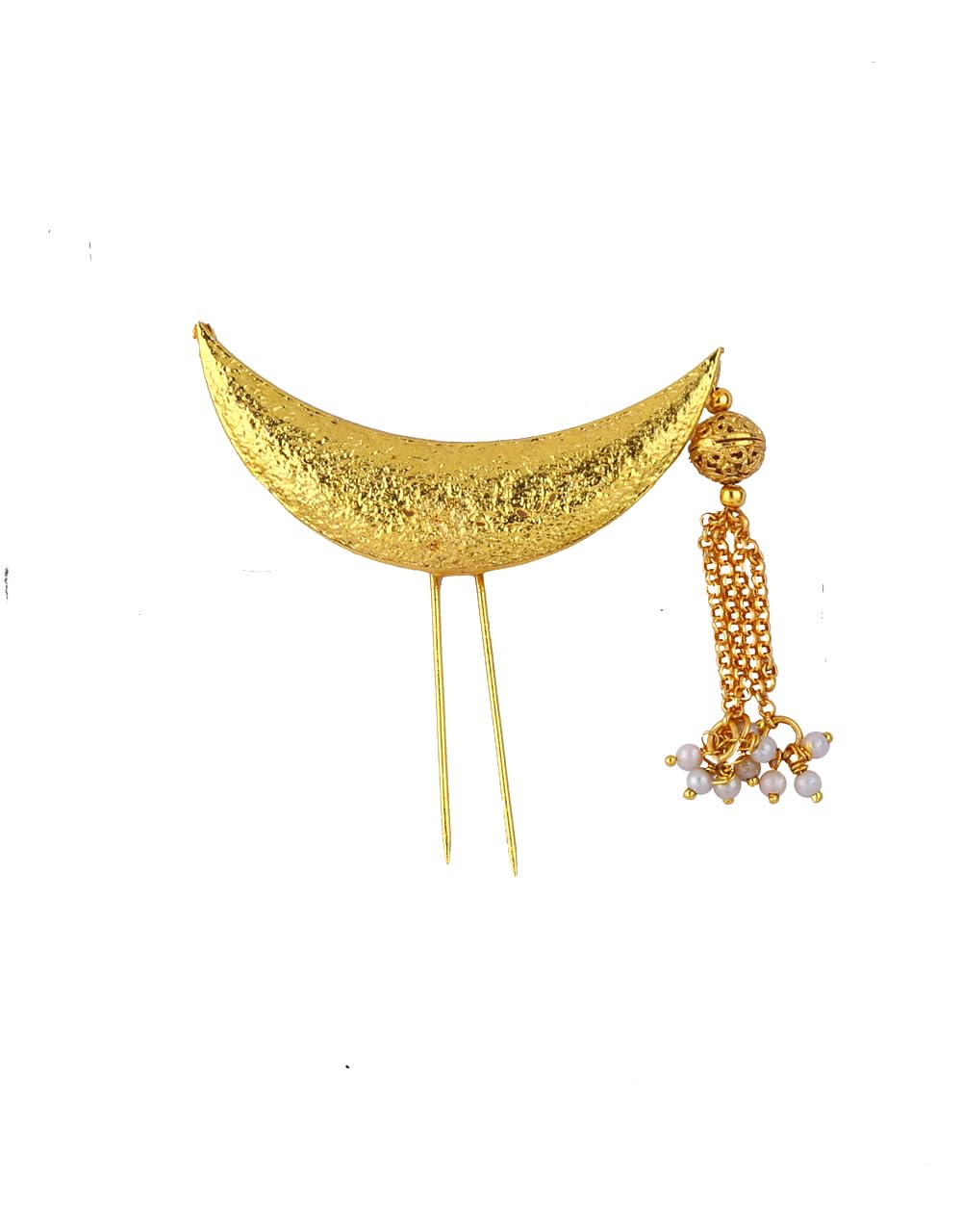 Art Gold Finish Traditional hair brooch For women | Ambada hair pin | Juda Pin For women | Traditional hair brooch For Wedding Women.