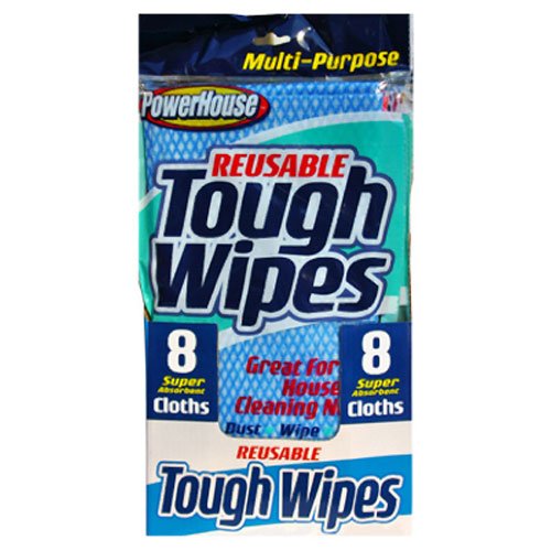 PRODUCTS Reusable Tough Wipes, 8 Count