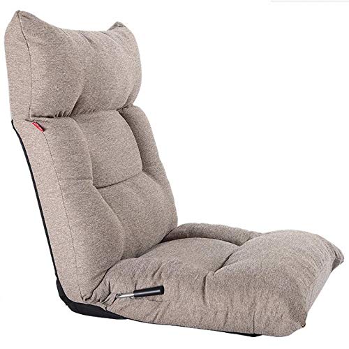 WYZBD Beanbag Tatami Single Foldable Sofa, Armchair Dormitory Bedroom Balcony,Gray