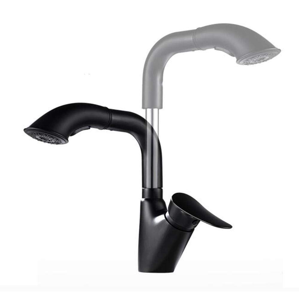 Robinet mitigeur de lavabo en laiton pivotant pour évier mono-trou