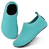 SAGUARO House Slippers Socks for Boys Lightweight Indoor Home Shoes for Girls Rubber Sole Toddler Sh