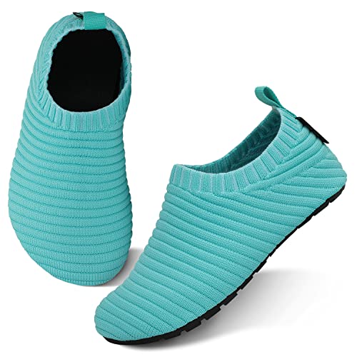 Saguaro House Slippers Socks For Boys Lightweight Indoor Home Shoes For Girls Rubber Sole Toddler Shoes Socks Kids Blue 6-7 Toddler #TOP27