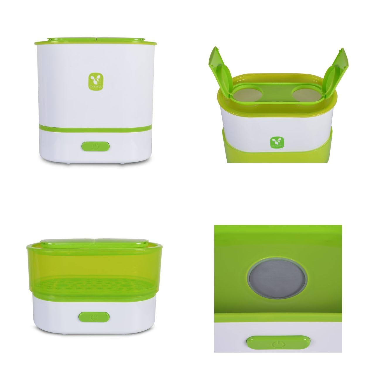 Esterilizador, calientabiberones, cocina a vapor, unidad multifunción 3 en 1