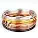 Produktbild Creacraft Alu Schmuckdraht-Set Golden Autumn - 6 Farben, 30m (5m je Farbe) (1 mm)