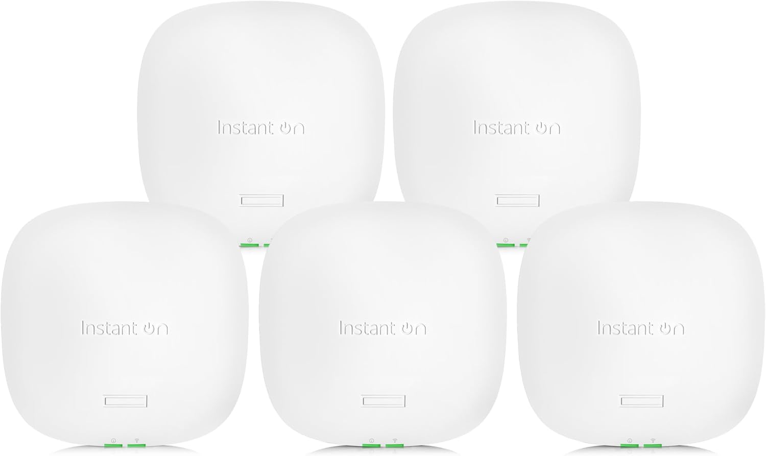 HPE Networking Instant On Access Point AP22 2x2 WiFi 6 Indoor Wireless Access Point (5 Pack) | Long Range, Secure, Smart Mesh Support | Power Source Not Included | US Model (R4W01A-5PACK) HPE Networking Instant On Access Point AP22 2x2 WiFi 6 Indoor Wireless Access Point (5 Pack) | Long Range, Secure, Smart Mesh Support | Power Source Not Included | US Model (R4W01A-5PACK)