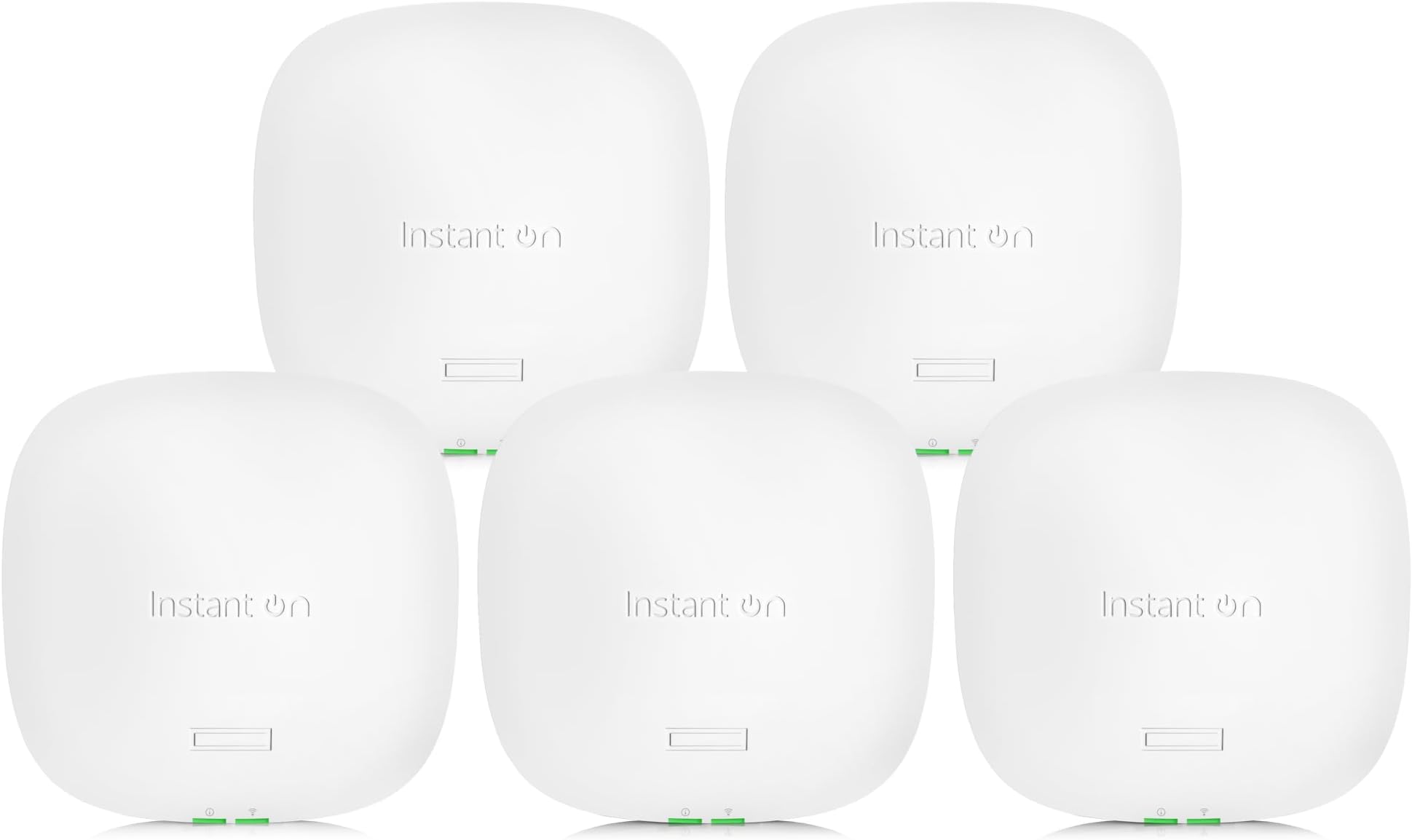 - HPE Networking Instant On Access Point AP22 2x2 WiFi 6 Indoor Wireless Access Point (5 Pack) | Long Range, Secure, Smart Mesh Support | Power Source Not Included | US Model (R4W01A-5PACK)