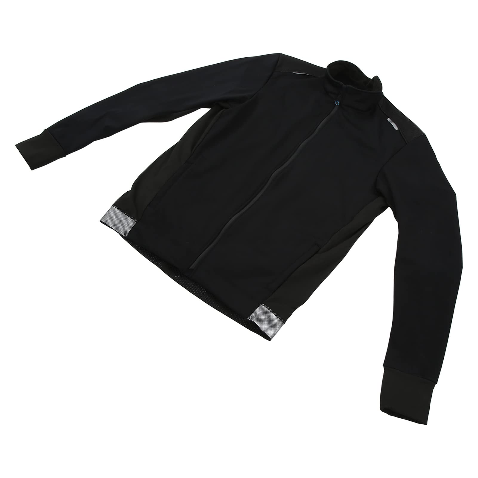 Chaqueta de Ciclismo Impermeable Reflectante a Prueba de Viento Cómoda Manga Larga para Deportes Al Aire Negro 1 X Ropa de Ciclismo (SG)