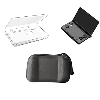 Tuvzylory Protective Set Compatible with Ayn Thor Handheld Console, Storage Bag & Cover Bundle, Shockproof & Portable