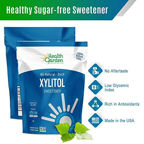 image for Health Garden Birch Xylitol Sweetener - Non GMO - Kosher - Made in the