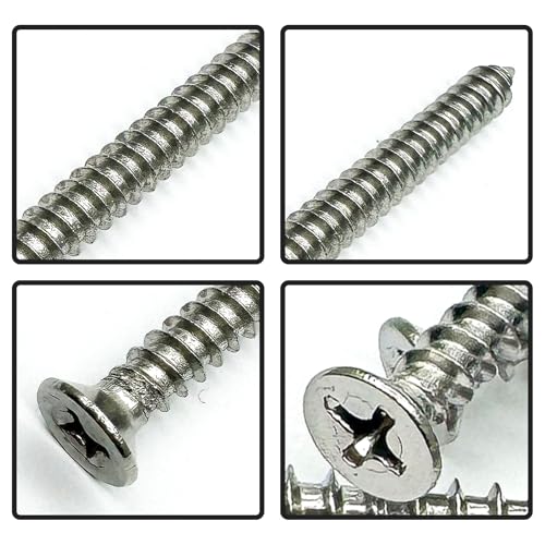 Tornillos Acero Inoxidable 5x16mm Cabeza Plana 100 Piezas miniatura 7
