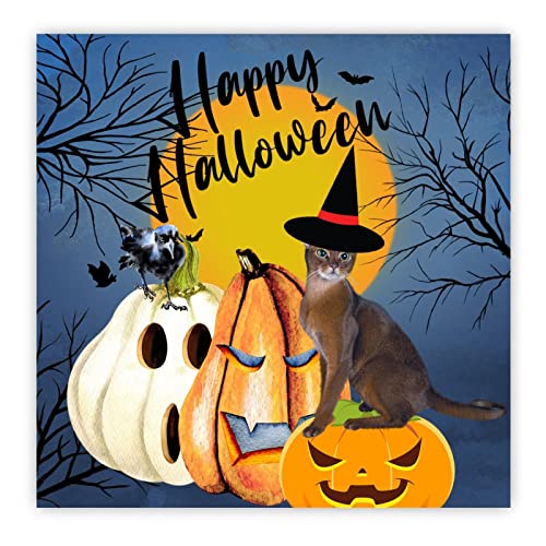 Panneau bois citrouille Halloween pour habiller vos murs vides