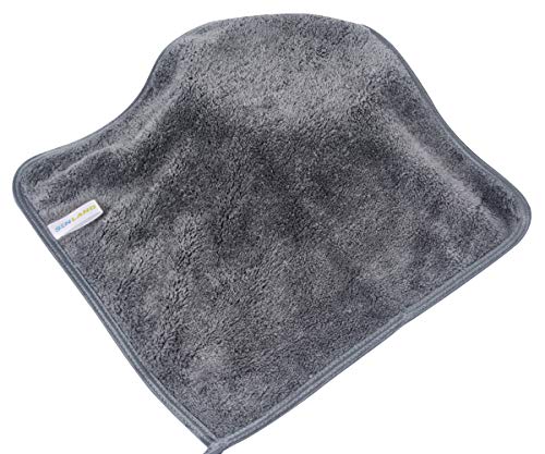 Sinland-Microfiber-Face-Cloths-for-Bath-Reusable-Makeup-Remover-Cloth-Ultra-Soft-and-Absorbent-Washcloths-for-Baby-12Inch-x-12Inch-12pack-Grey SINLAND Microfiber Face Cloths Reusable Makeup Remover Washcloths Super Soft and Absorbent Fingertip Face Towels for Sensitive Skin Women 12 x 12 Inch 12 Pack Grey
