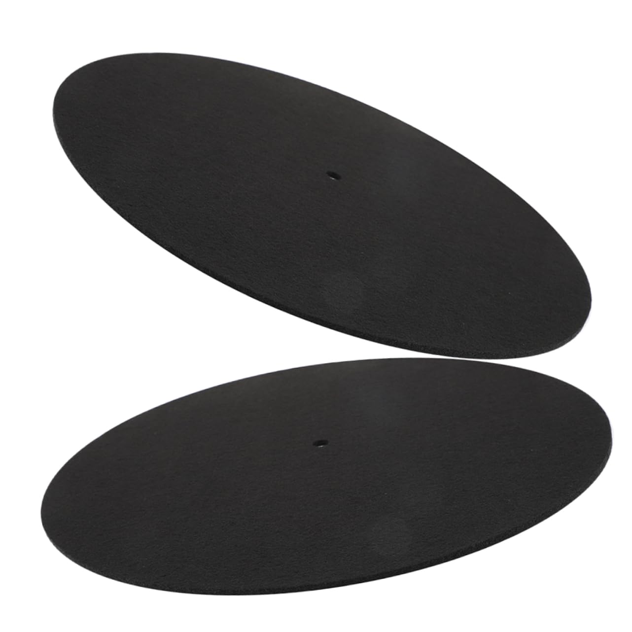 NULYLU Vinyl Record Player Mat 2 Pack Turntable Pad Felt Mat for 12in/10in/7in Record Player Protective Pad
