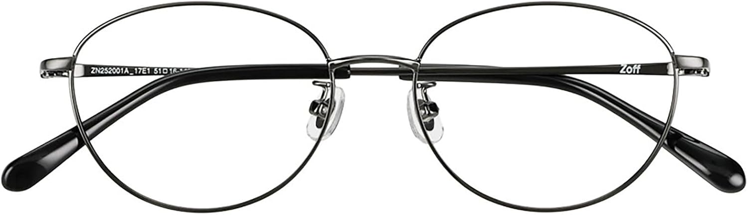 Amazon.co.jp: [ゾフ] オーバル型 メガネ｜メタル 大人可愛い 眼鏡
