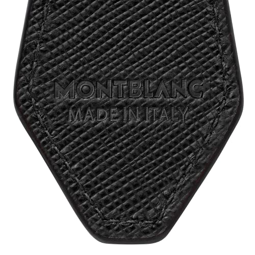 Image of Montblanc MB Sartorial Key Fob Diamond BK Keyring, Adults Unisex, Black (Black), One Size