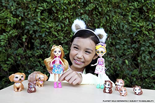 Set de Muñeca y Figuras Enchantimals Glee Guinea Pig 6 pulg miniatura 2