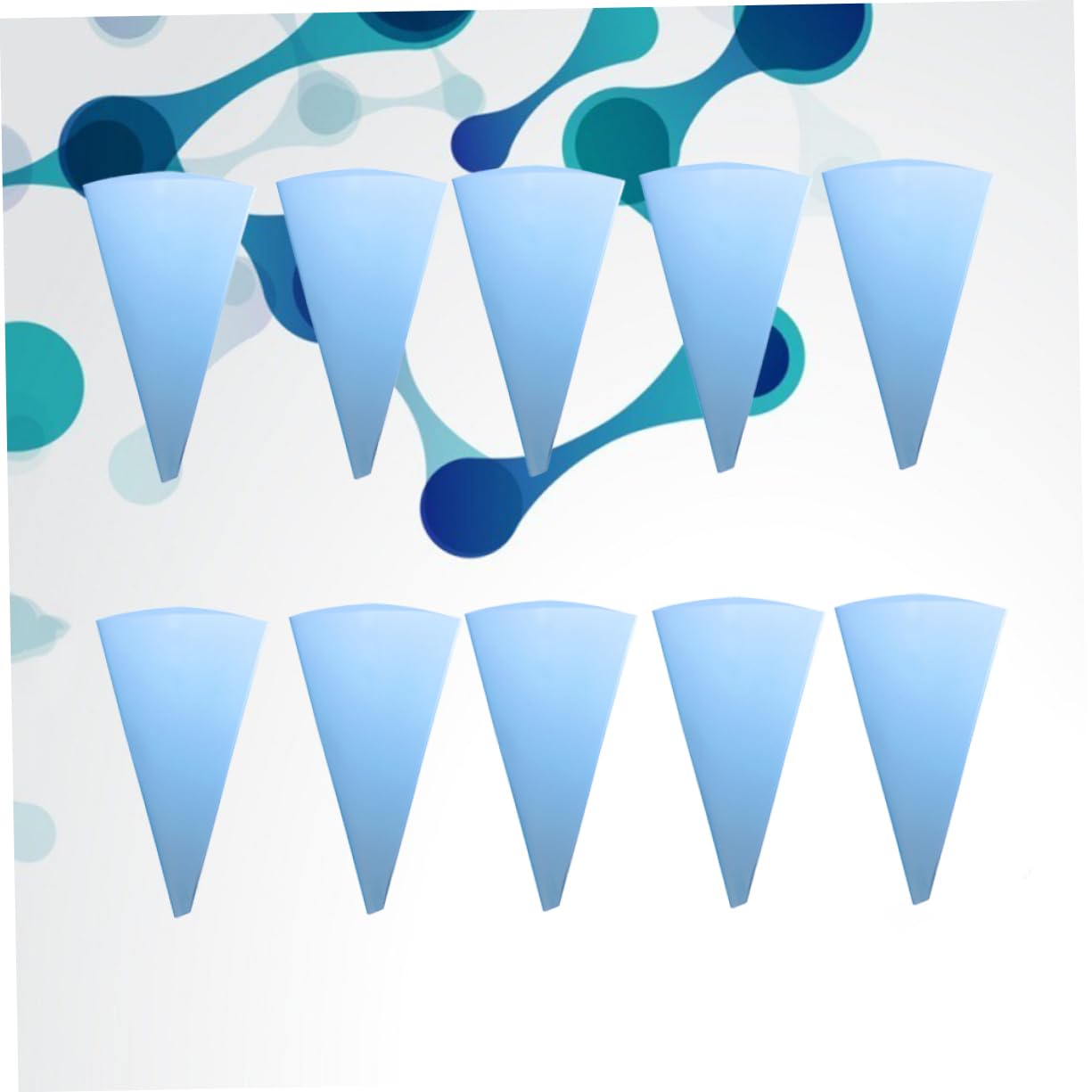 OFFSCH 10pcs Reusable Eva Piping Bags for Cake Decorating Flexible Icing Bags with Textured Grip for DIY Pastry and Desserts